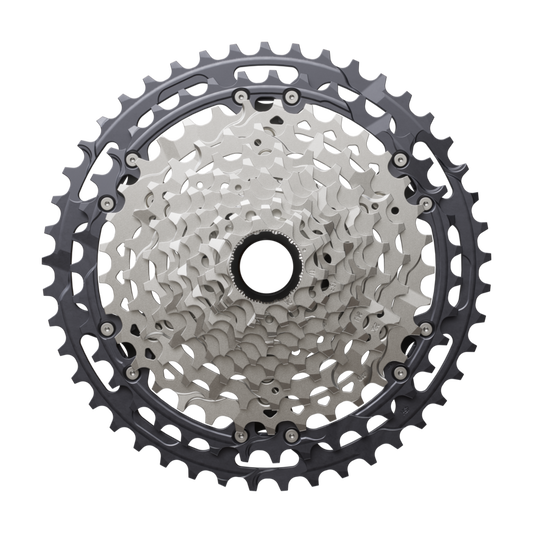 Shimano Deore XT 9-45T cassette front view