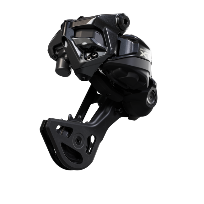 Shimano Deore XT RD-M8250-GS Di2 rear derailleur side cage view