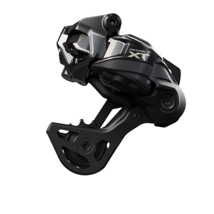 Shimano Deore XT RD-M8250-GS Di2 rear derailleur front view