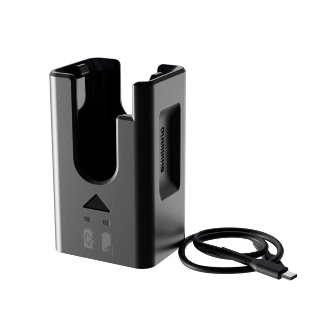 Shimano EC-DN100 charger connection detail