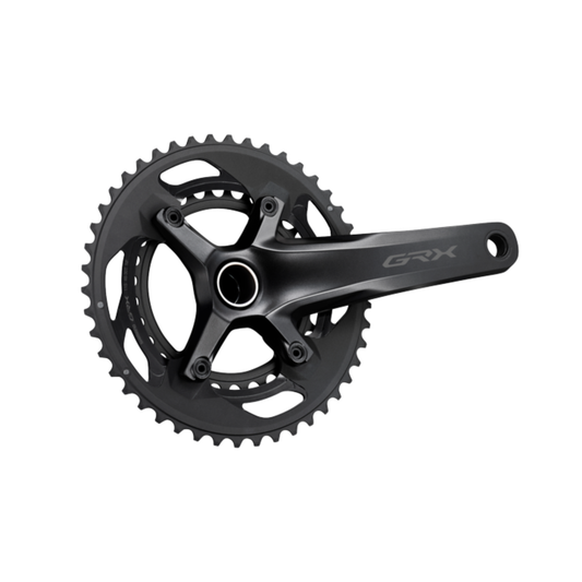 Shimano GRX RX600 2x10 crankset front view