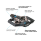 Shimano PD-ME700 SPD trail pedals with tech details