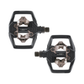 Shimano PD-ME700 SPD trail pedals top view