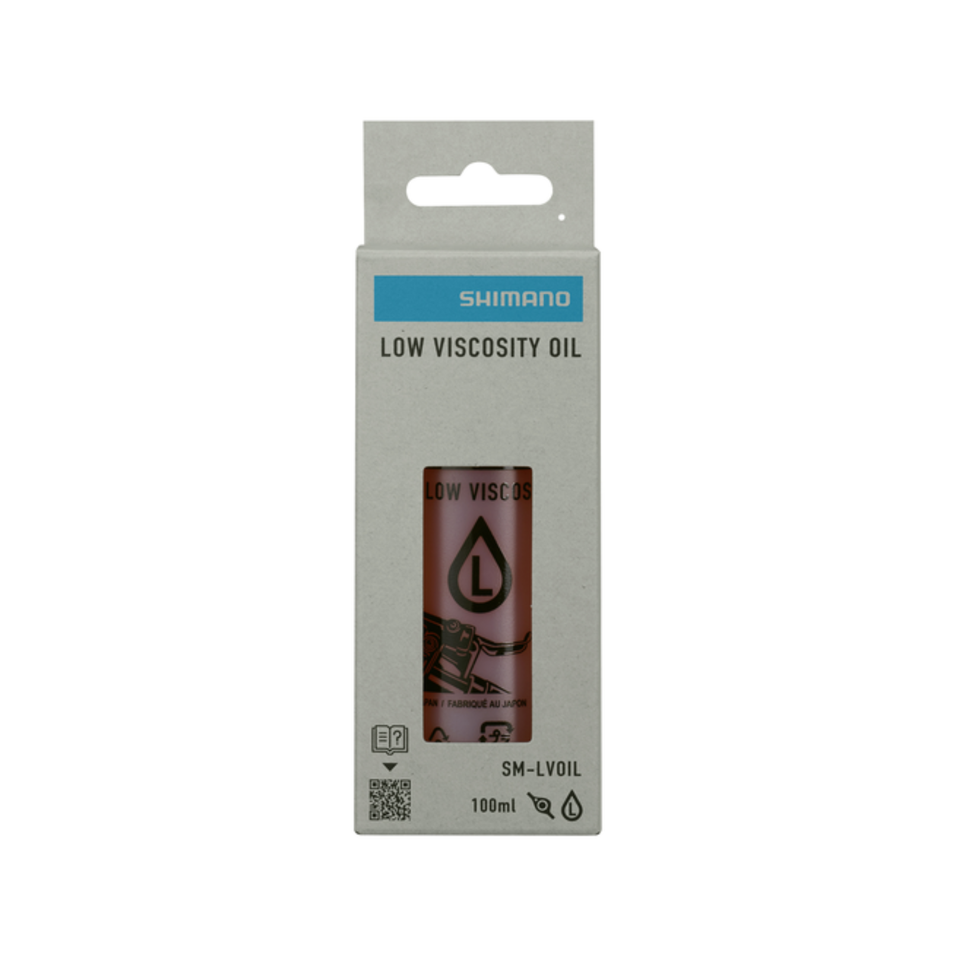 Shimano Low Viscosity Mineral Oil SM LVOIL product label