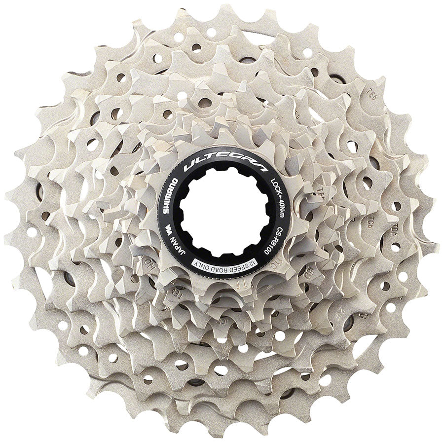 Shimano Ultegra CS R8100 12 speed cassette 11 30 view of sprockets