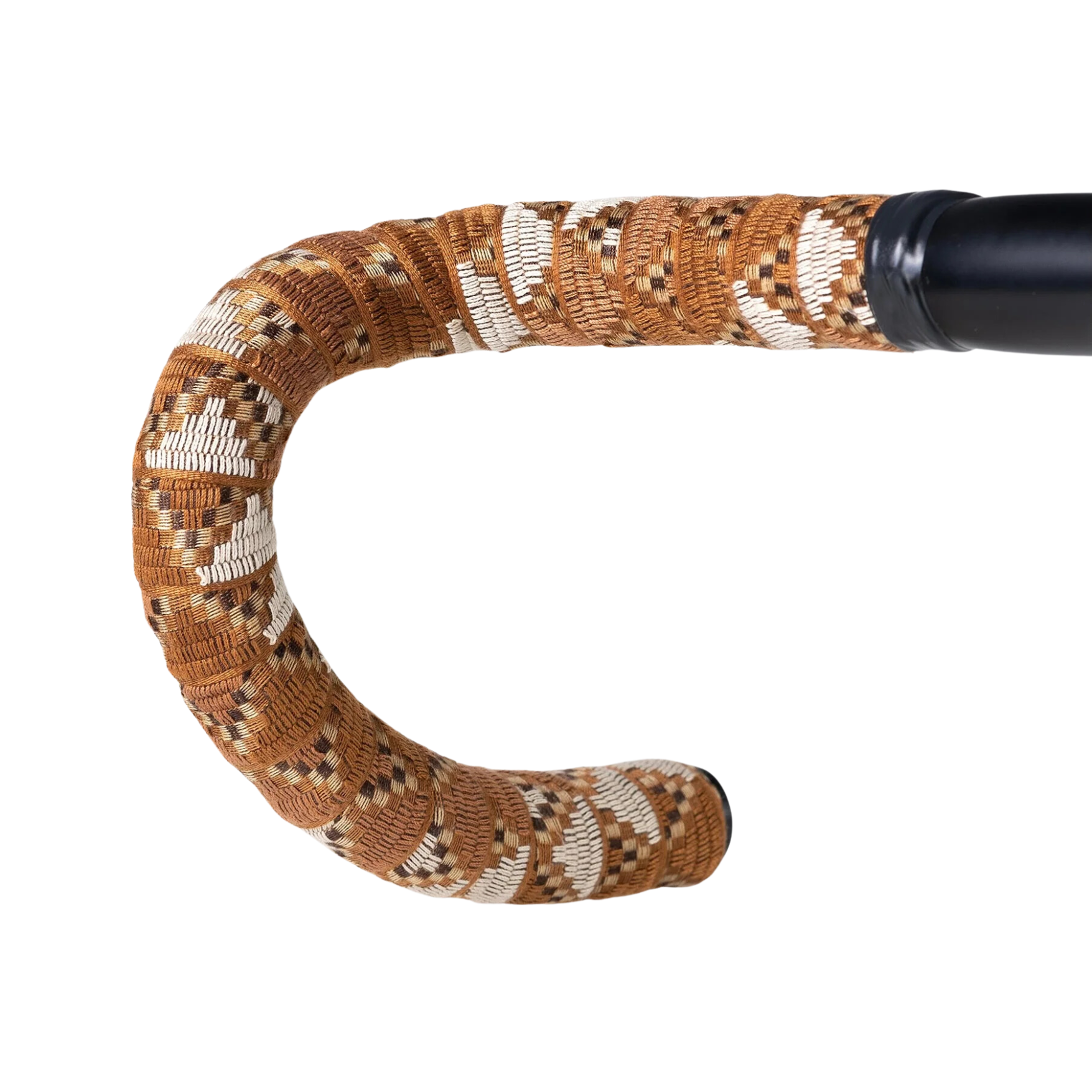 Sim Works BTP bar tape in jungle brown colour, wrapped on handle bar. 