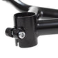 SimWorks Still Cruisin’ Bar showing heart and arrow logo on clamp in black