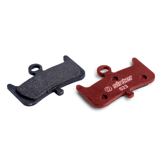 Sinter Hayes Dominion brake pads for Hayes Dominion A4 set of pads back and front view