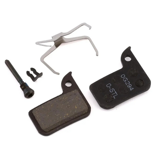 SRAM 2-piston organic brake pads for Level Ultimate, TLM, and Red eTap calipers with steel backing