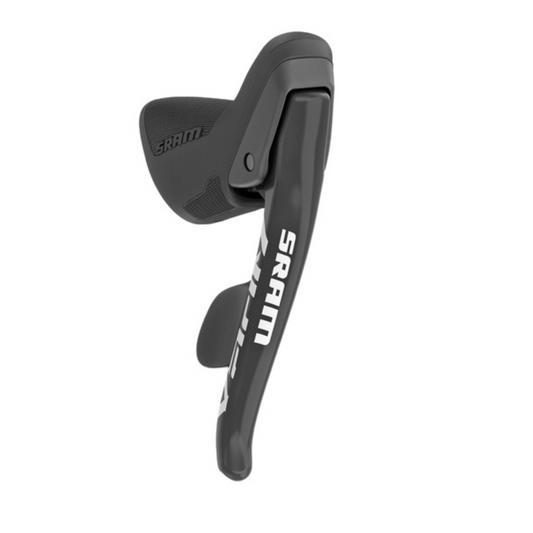 Black Sram Apex Shift-Brake bicycle lever on a white background
