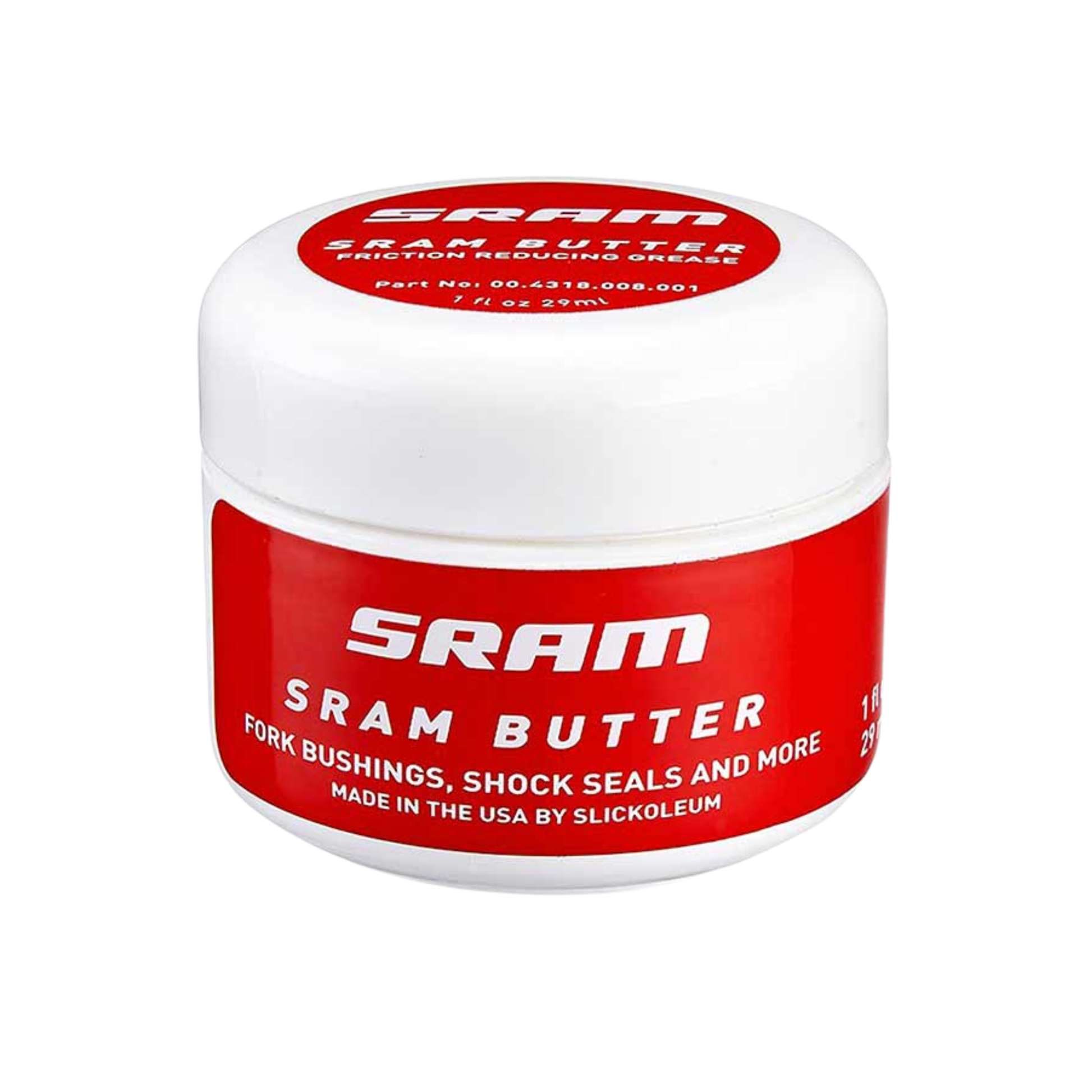 SRAM Butter 1oz grease container front view