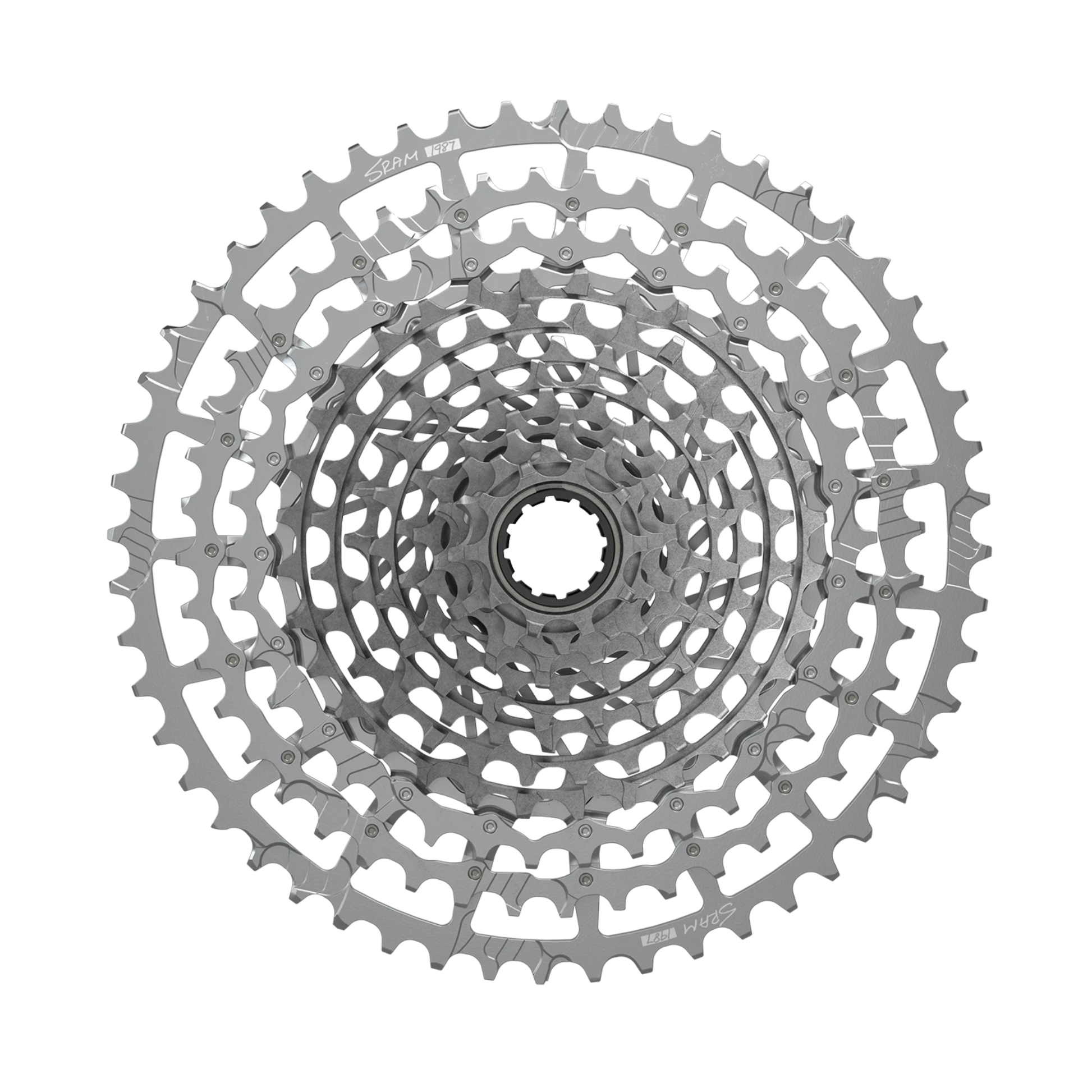 SRAM Eagle 1987 cassette on a white background