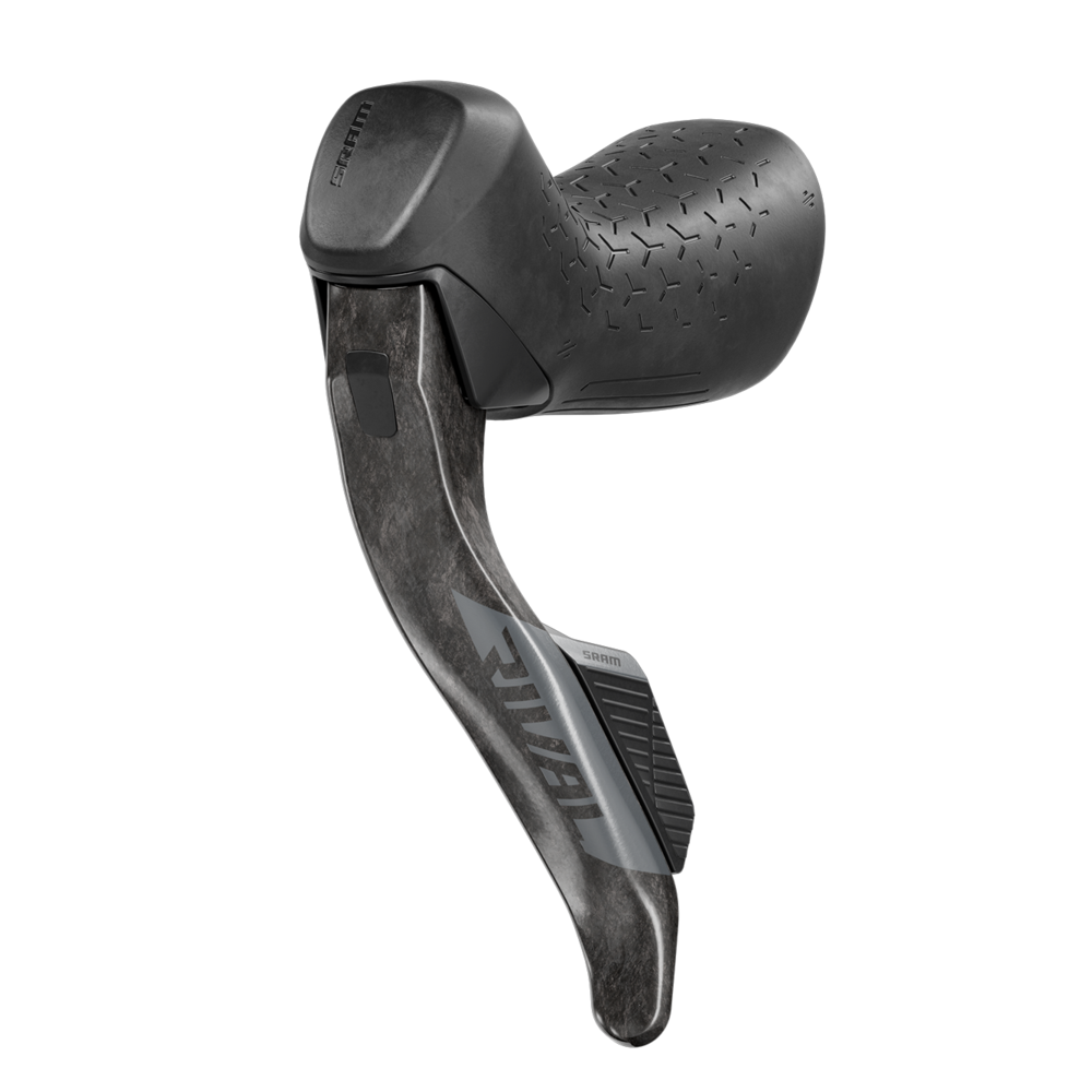 SRAM Rival AXS eTap HRD shifter brake left lever front view