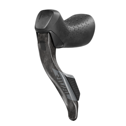 SRAM Rival AXS eTap HRD shifter brake left lever front view