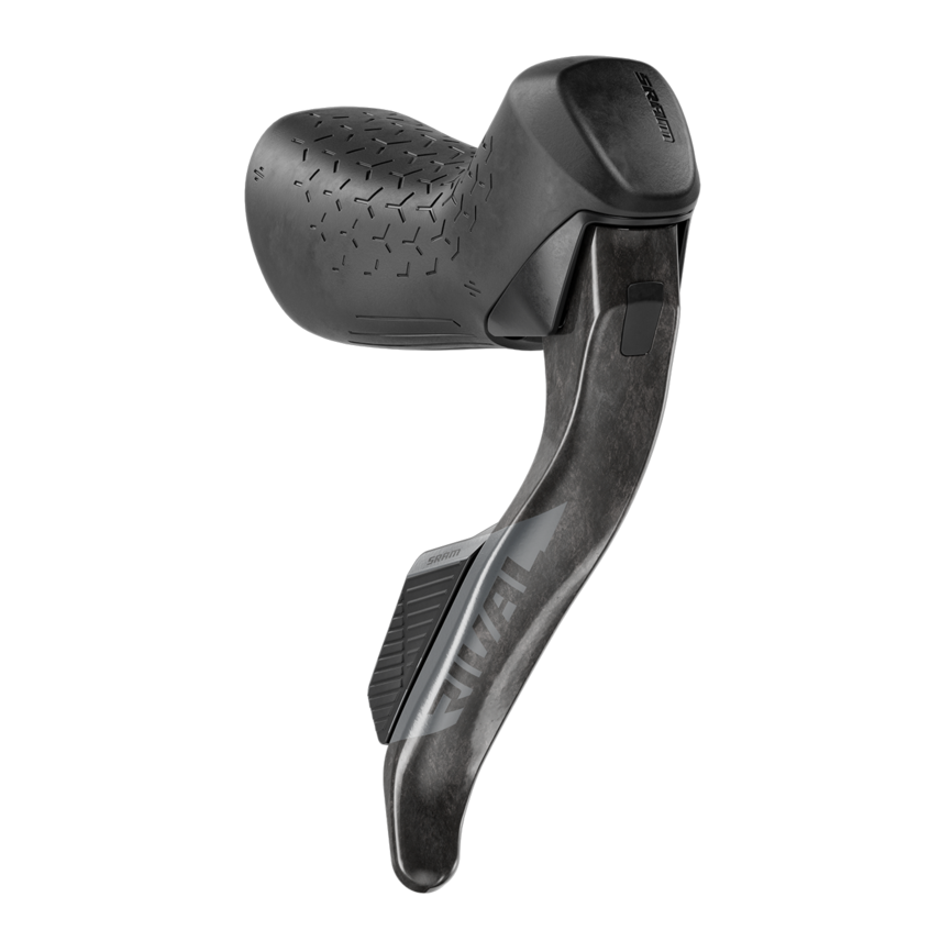SRAM Rival AXS eTap HRD shifter brake right lever front view