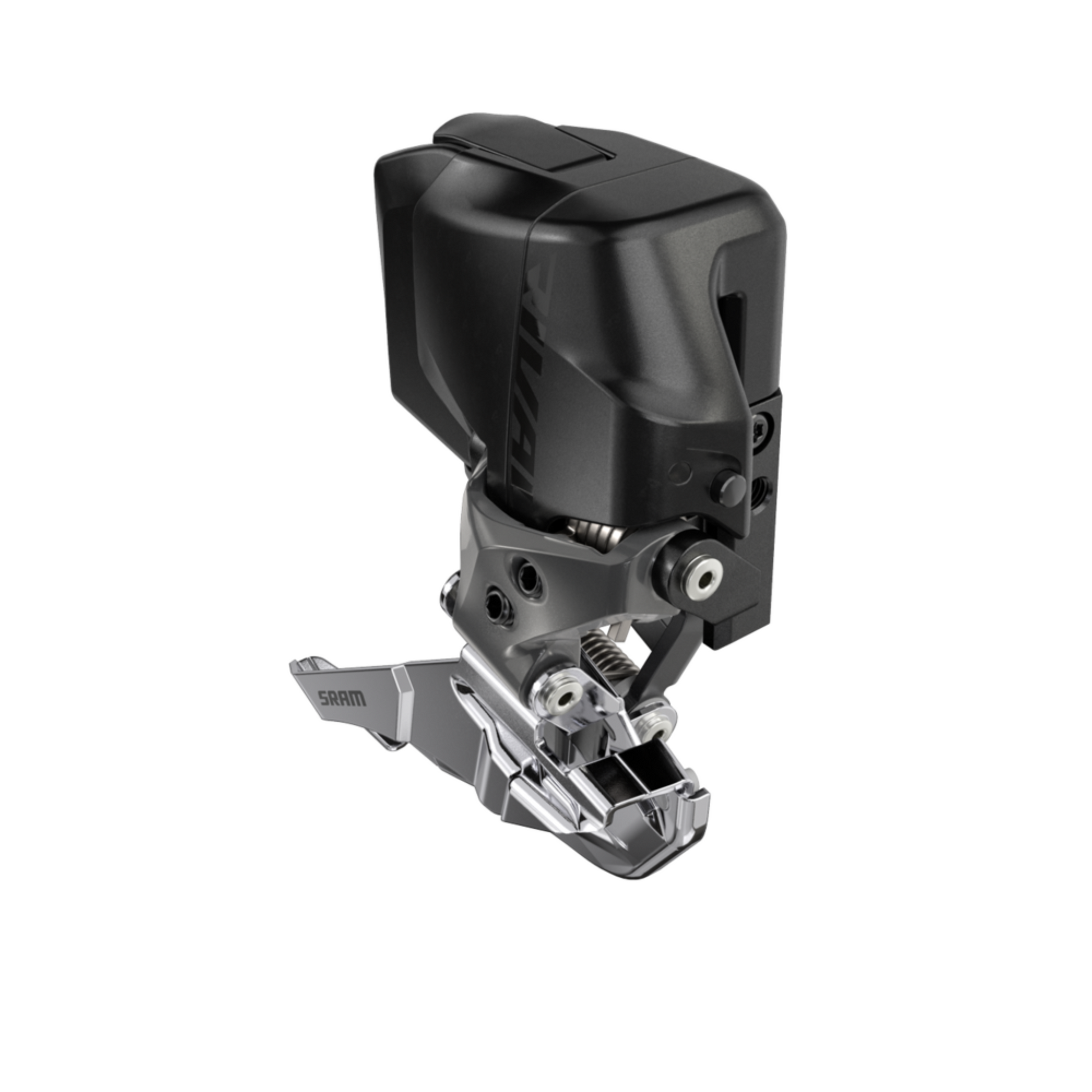 SRAM Rival eTap AXS Front Derailleur FD‑RIV‑E‑D1, angled view