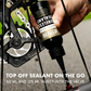 Stan's Rolled Gold Tubeless Tire Sealant for road and gravel tires, featuring a high-pressure natural latex formula for fast puncture sealing.
