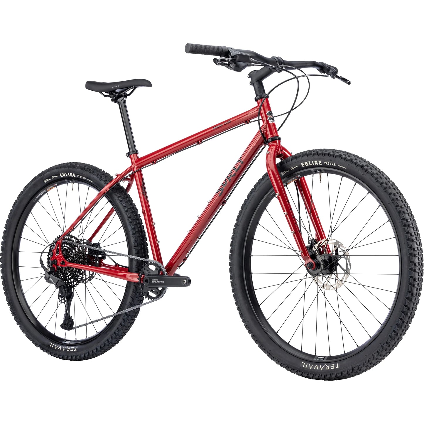 Surly Bridge Club 27.5 in Lingering Cranberry front right side view