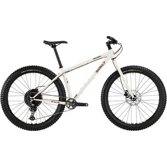 Surly Karate Monkey in Snow Mold White Side Profile