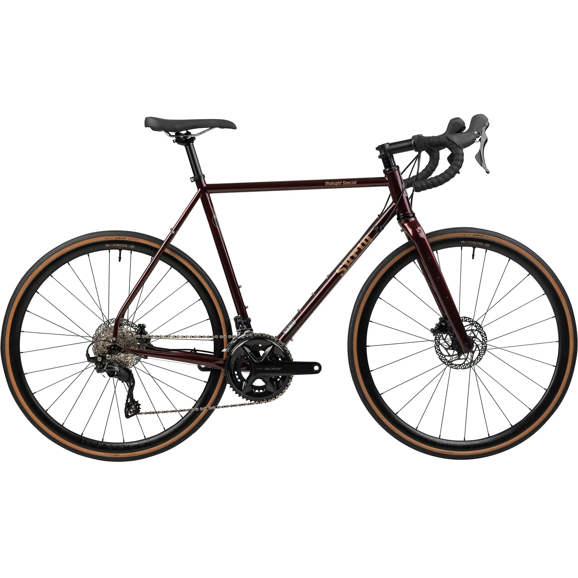 Surly Midnight Special 700c Black Cherry Fizz complete bike right side view