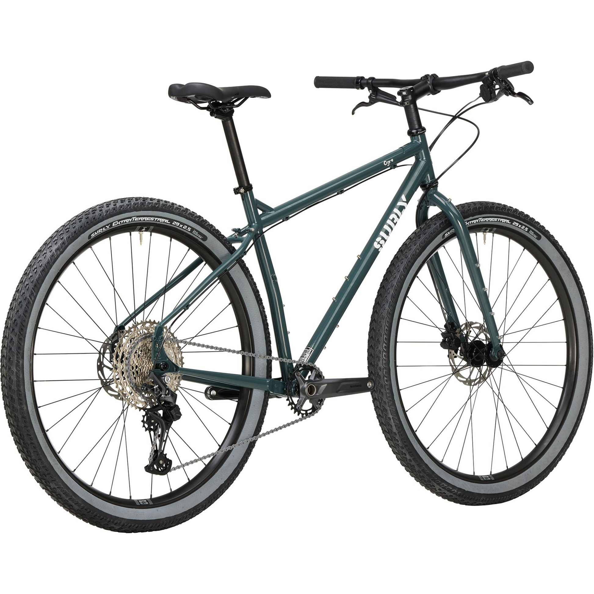 Surly Ogre in Orlok's Shadow Colour, rear angled profile