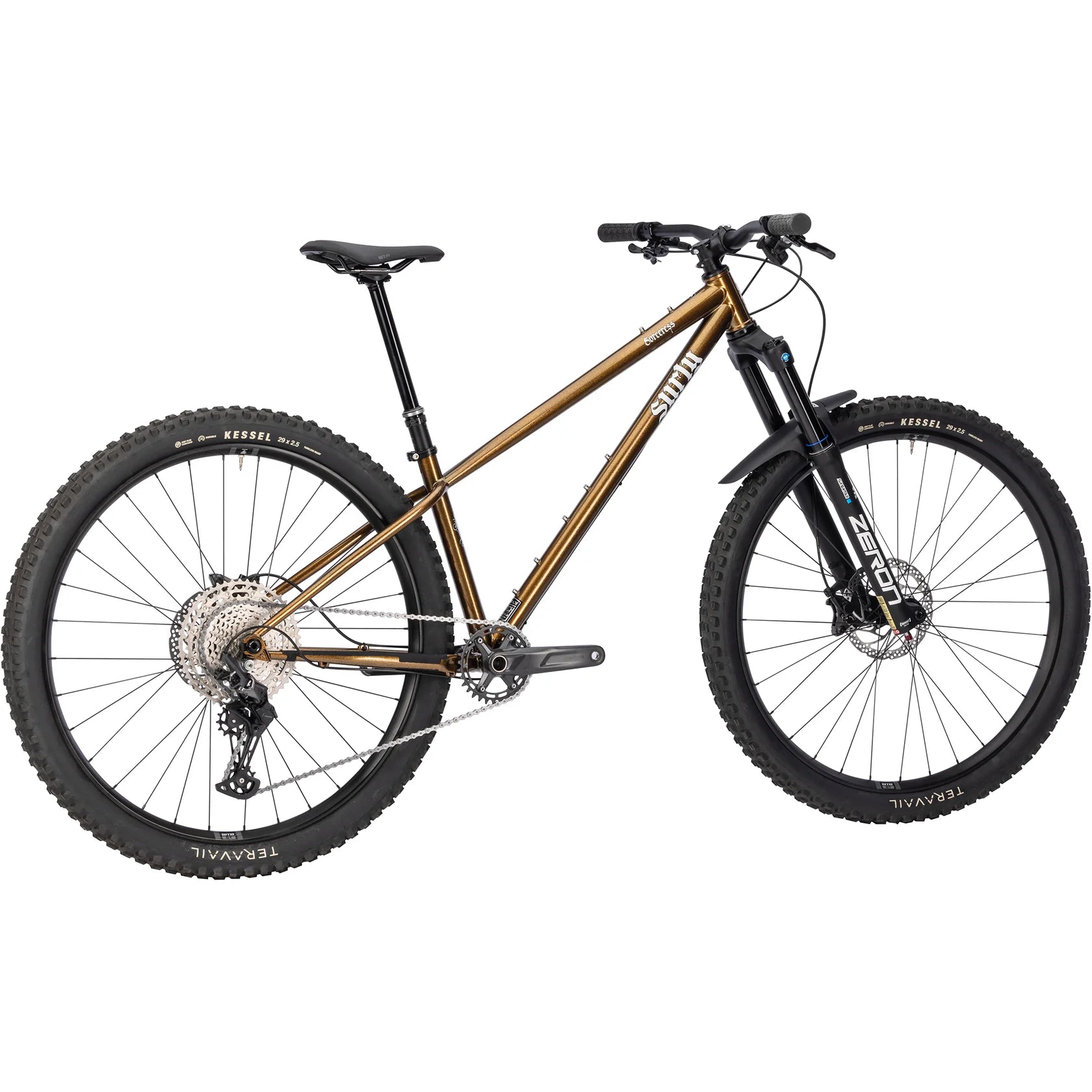 Surly Sorceress Deore 12 Bike in Hot Honey Bling right back view