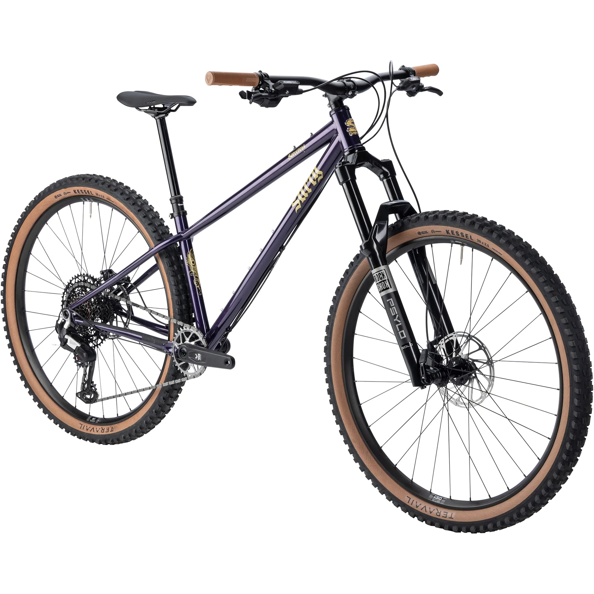 Surly Sorceress Eagle 90 trail hardtail right front view