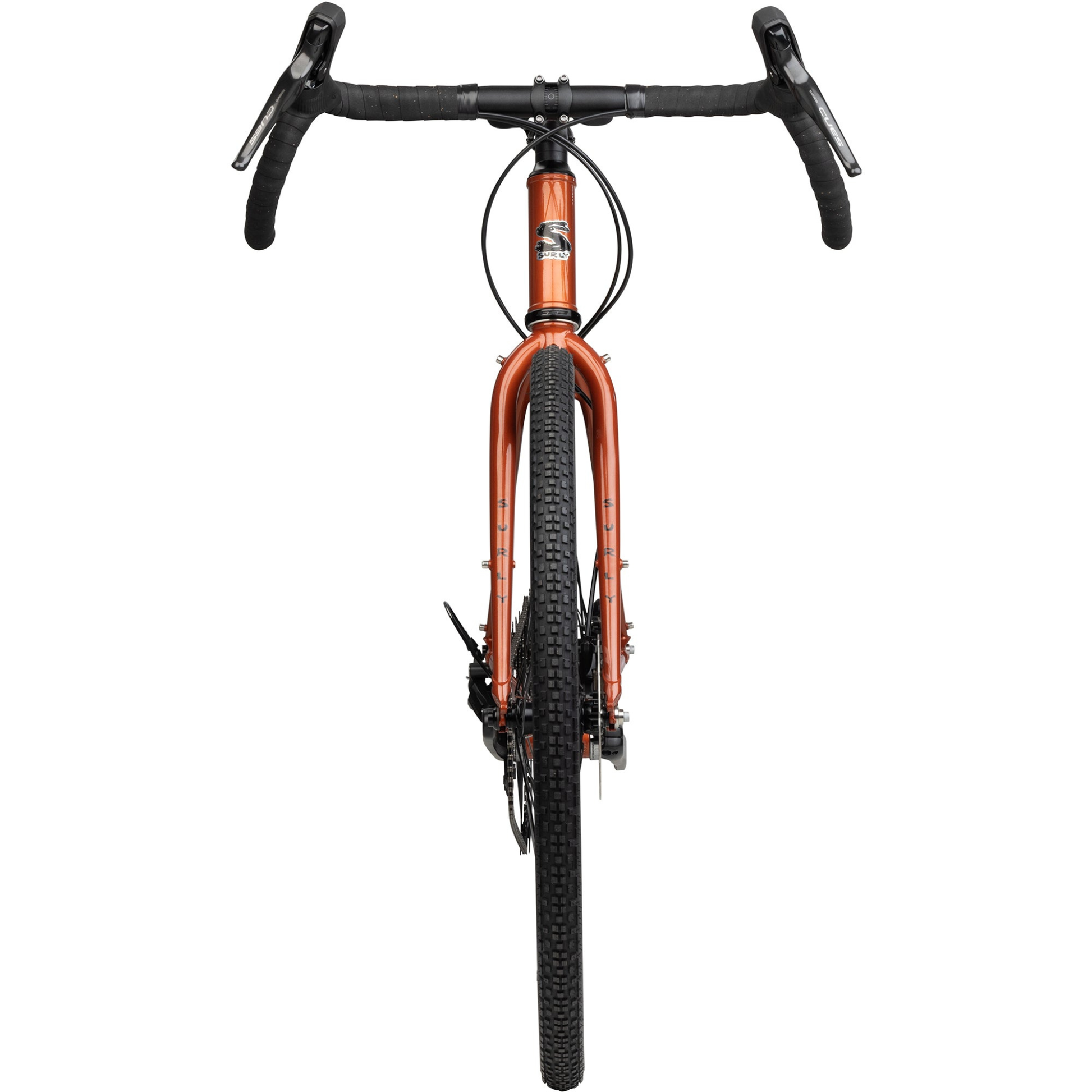 Surly Straggler Cues 1x Shaggy Carpet gravel bike front view