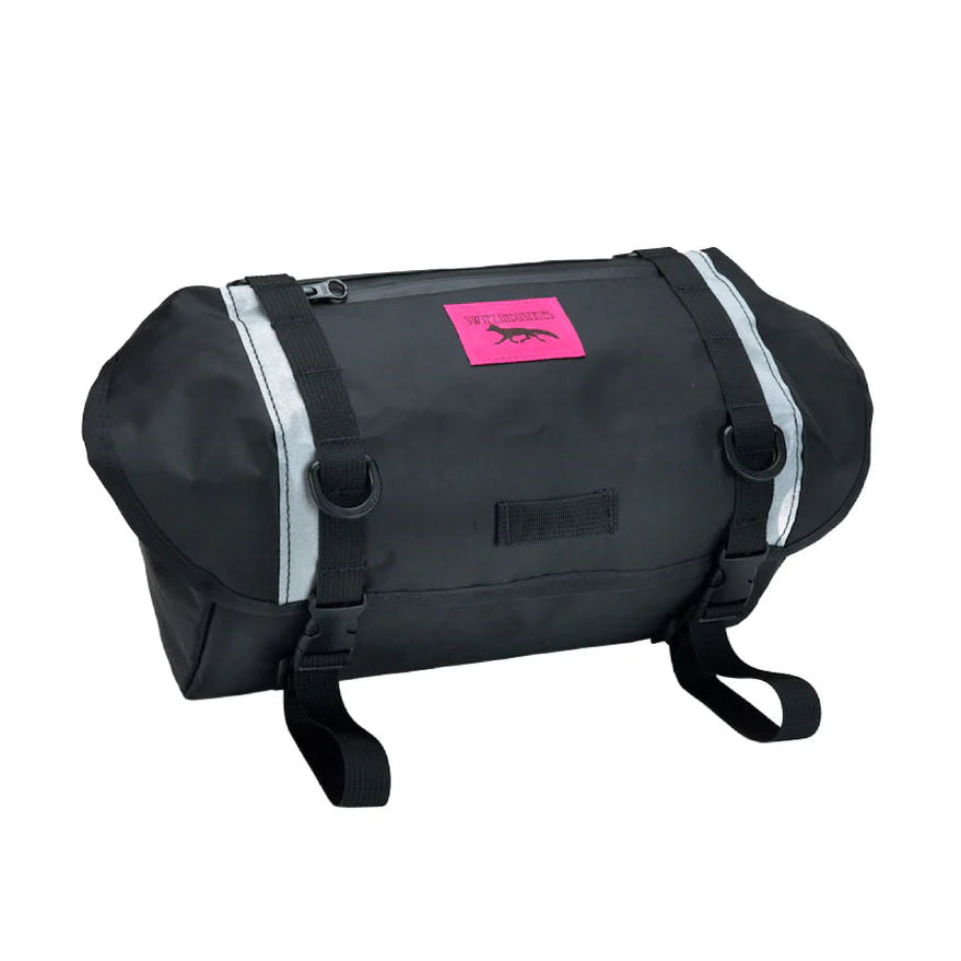 Swift Industries Catalyst Pack handlebar bag Black front view