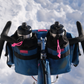 Swift Industries Luminary double Gibby Stem Bag mounted on a bike and carrying one bottle each