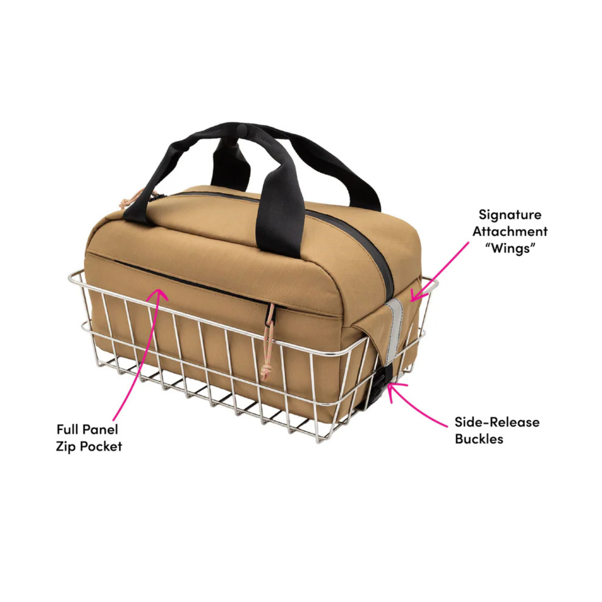 Swift Industries Sugarloaf Basket Bag exterior back details