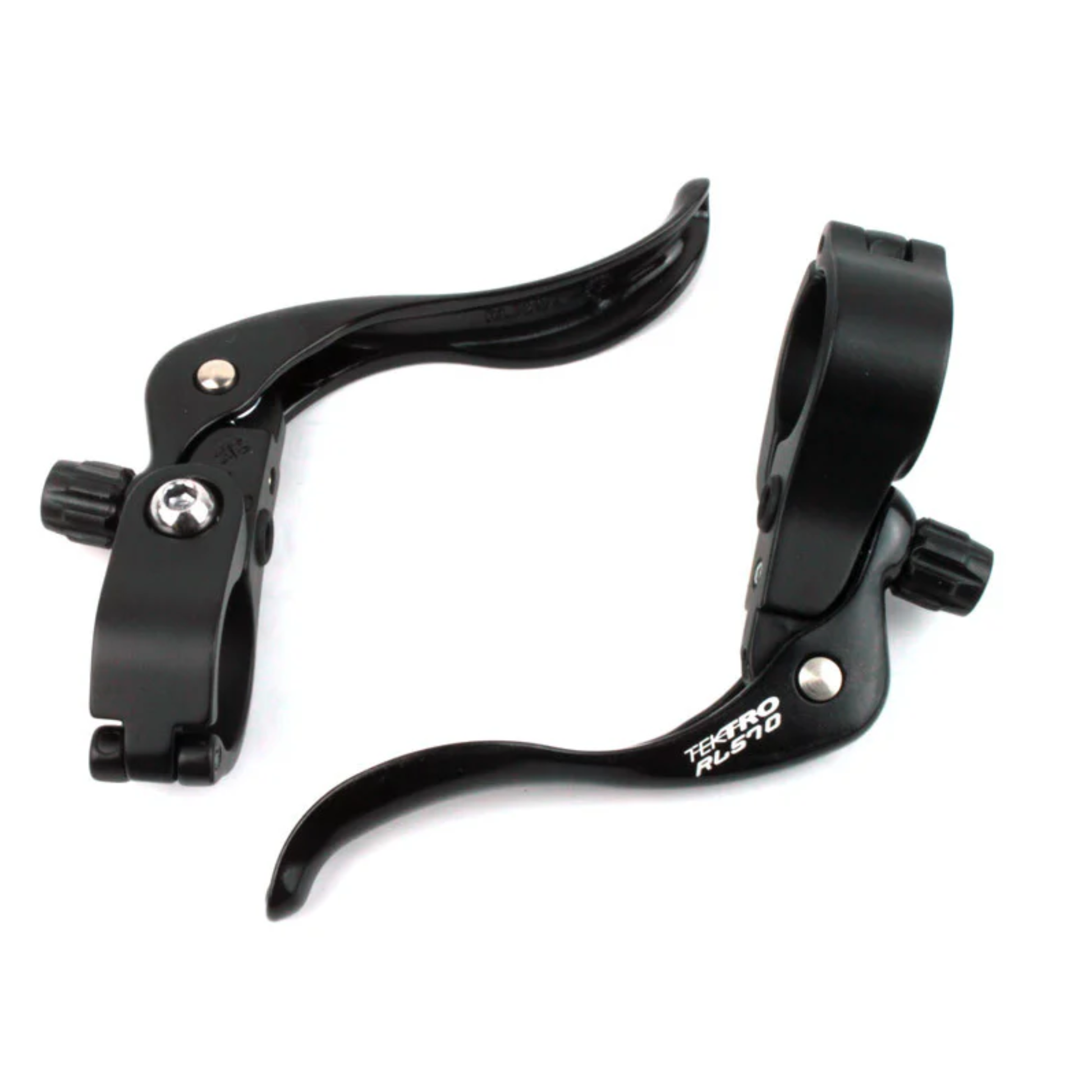 Tektro RL570 CX inline brake levers black front view