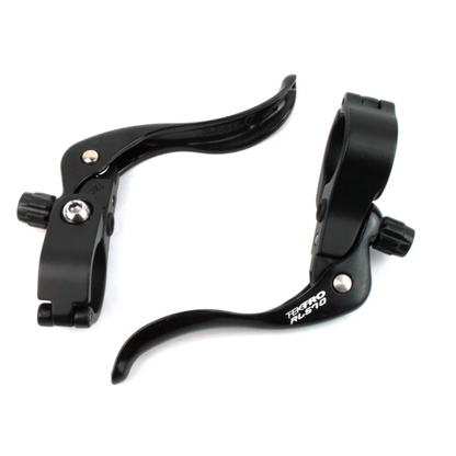Tektro RL570 CX inline brake levers black front view