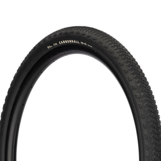 Teravail Cannonball Gen 2 tire black side wall close up view
