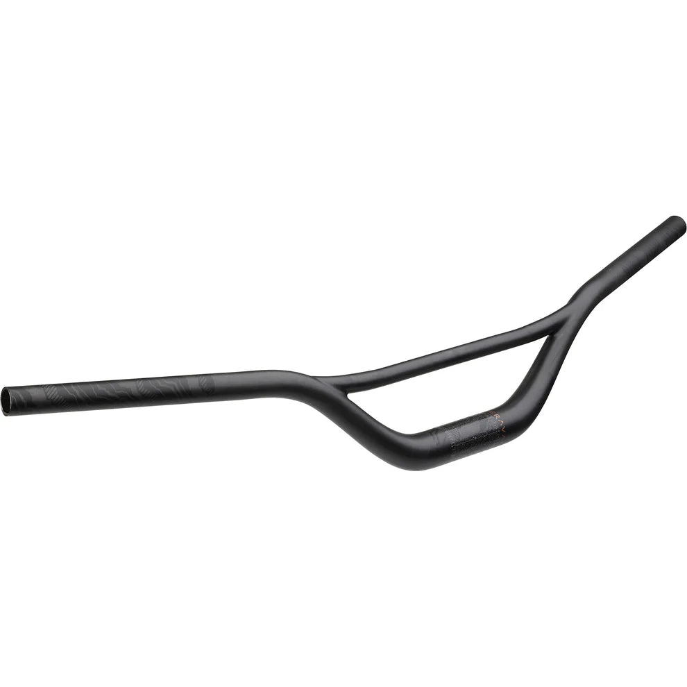 Teravail Moonstone carbon handlebar 85mm rise uninstalled front right view
