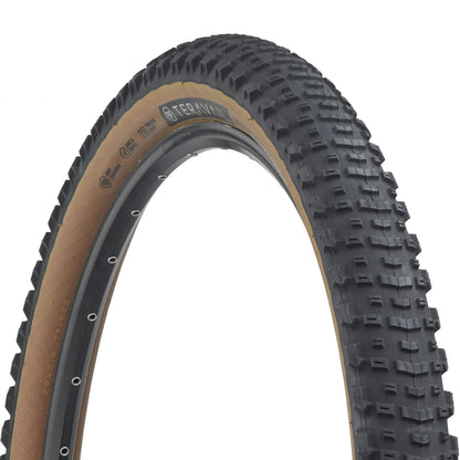 Teravail Oxbow Tan light and supple casing sidewall detail