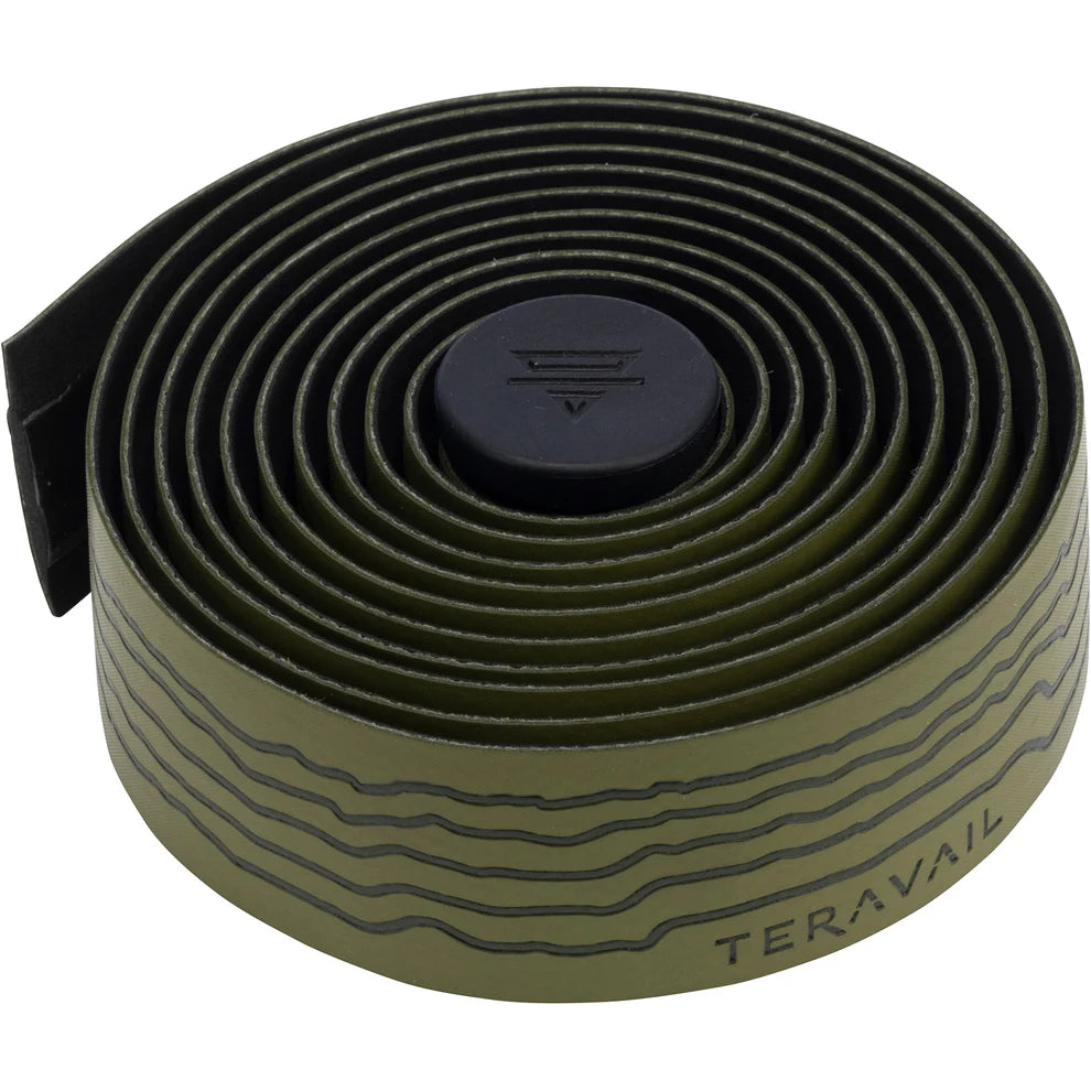 Teravail Radia bar tape olive rolled