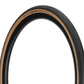 Teravail Rampart Gen 2 gravel tire in black tan side wall view