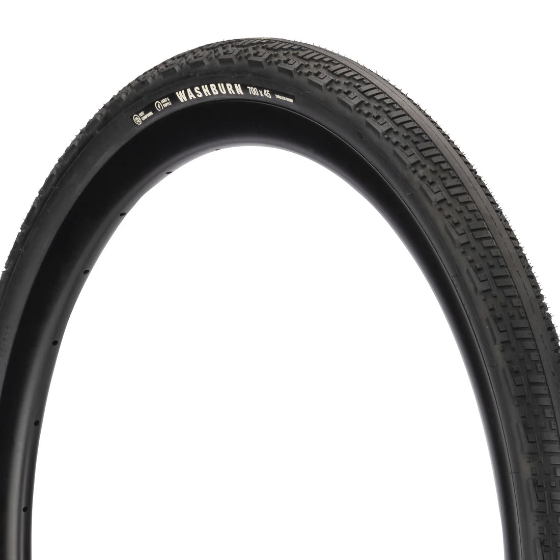 Teravail Washburn Gen 2 gravel tire black colour side wall view