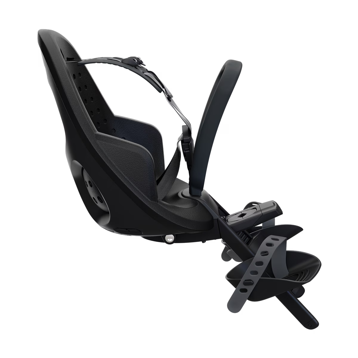 Thule Yepp 2 Mini front mounted child bike seat Midnight Black side view