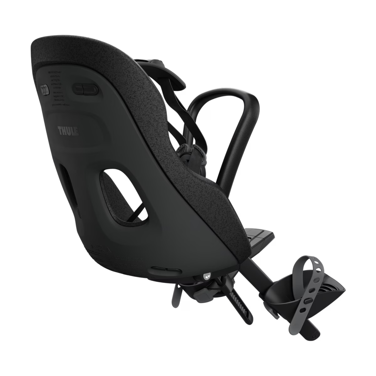 Thule Yepp Nexxt 2 Mini child seat Midnight Black back side view