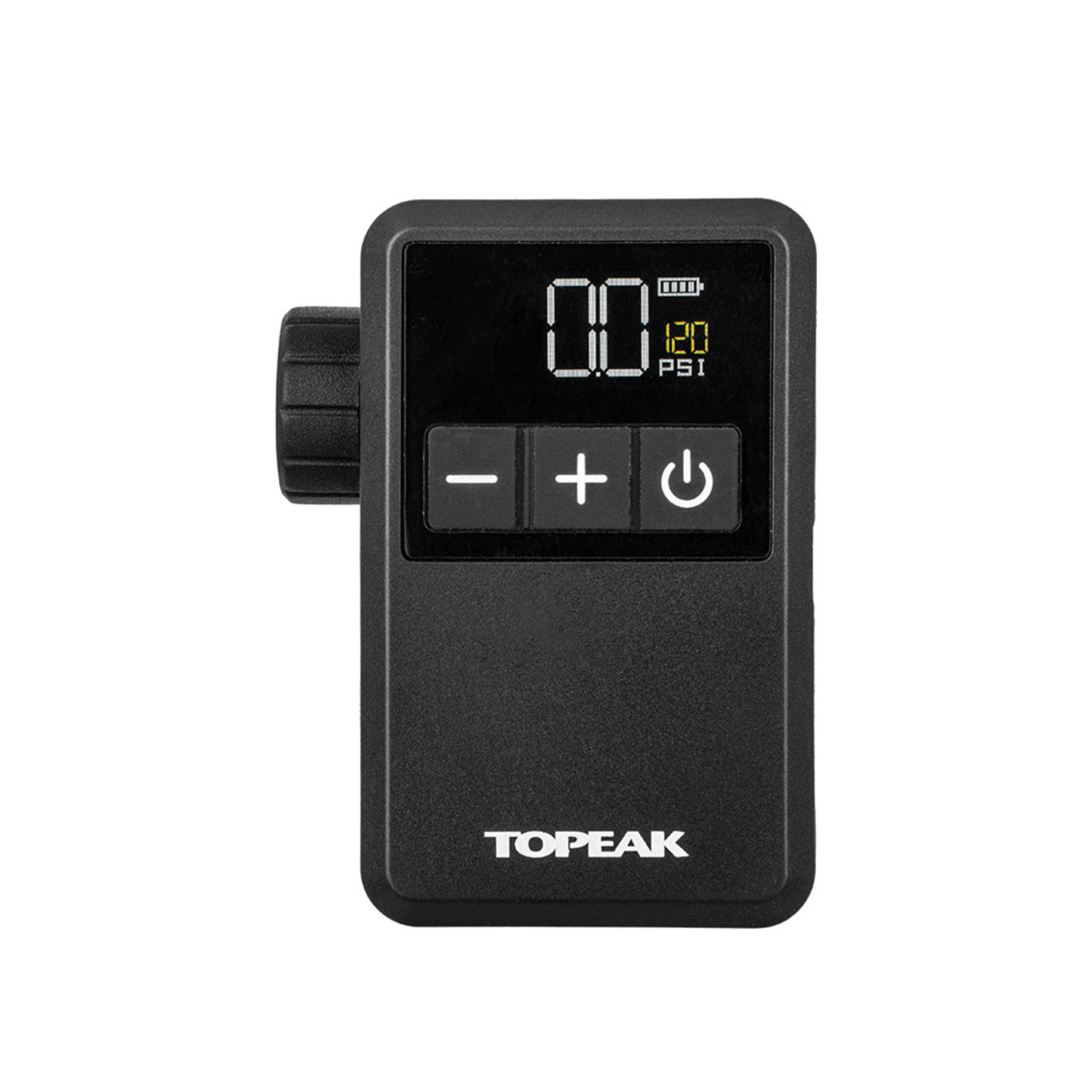Topeak E-Booster Digital Mini electric bike pump display front view