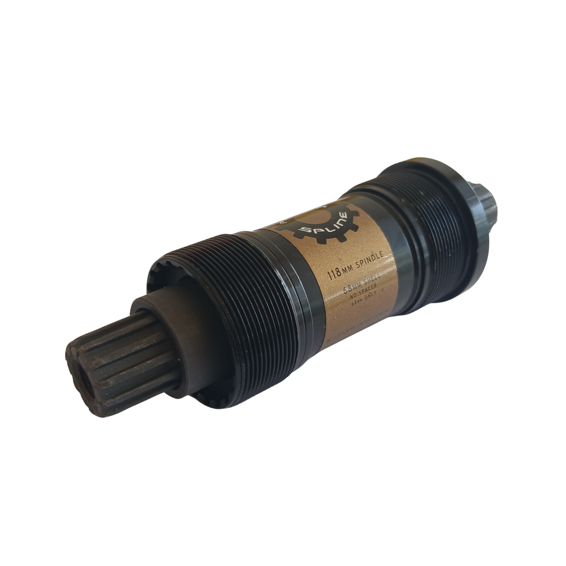 TruVativ PowerSpline Bottom Bracket side view shell width 68mm x 118mm