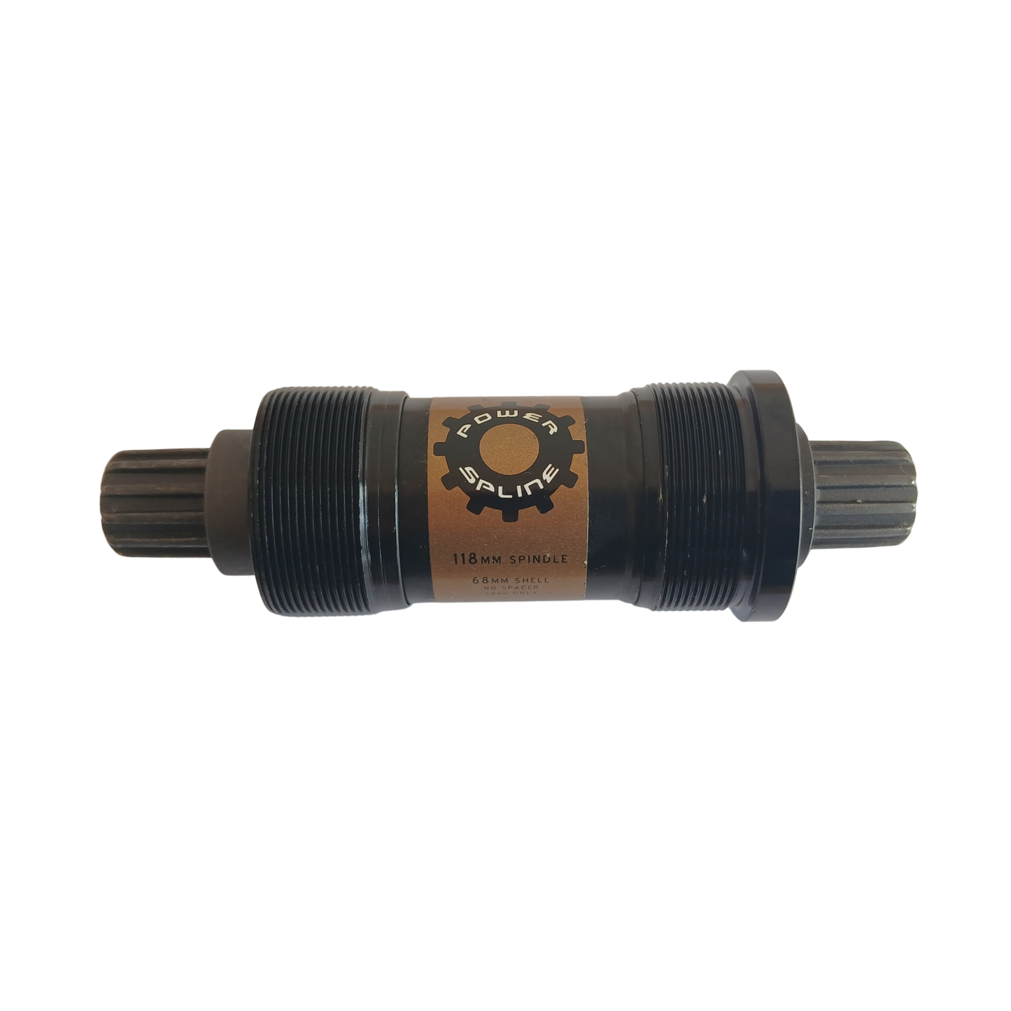 TruVativ PowerSpline Bottom Bracket front view shell width 68mm x 118mm