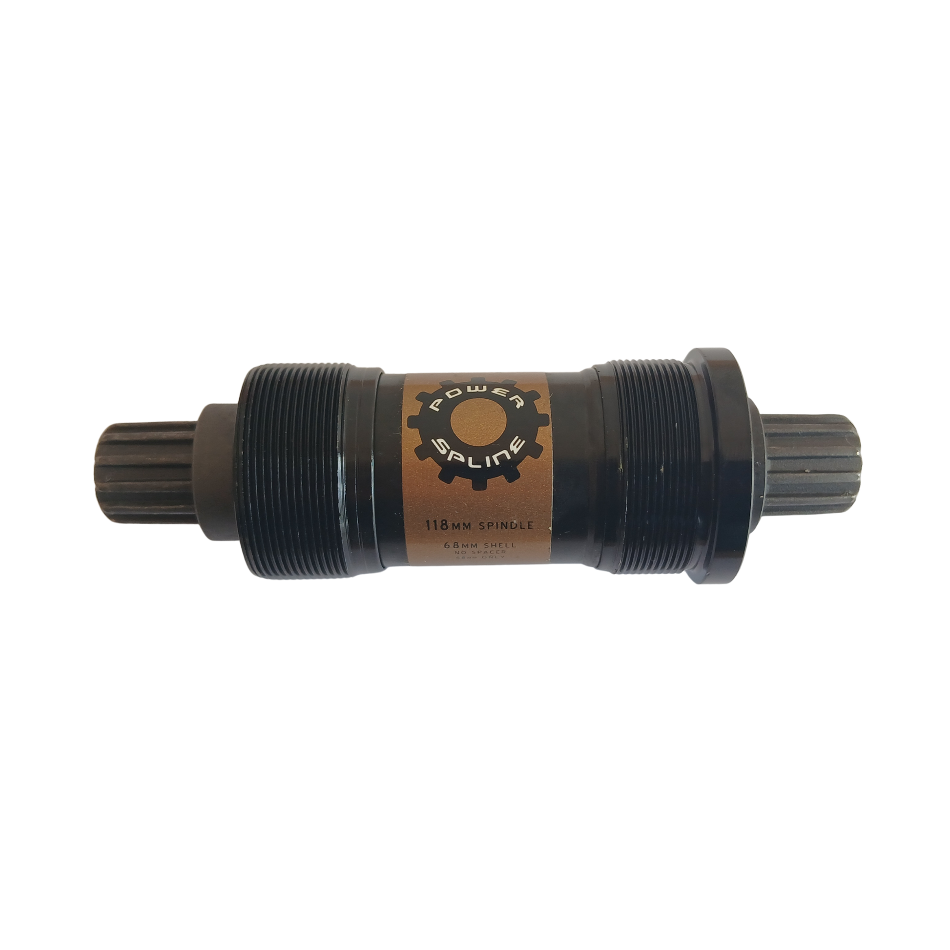 TruVativ PowerSpline Bottom Bracket front view shell width 68mm x 118mm