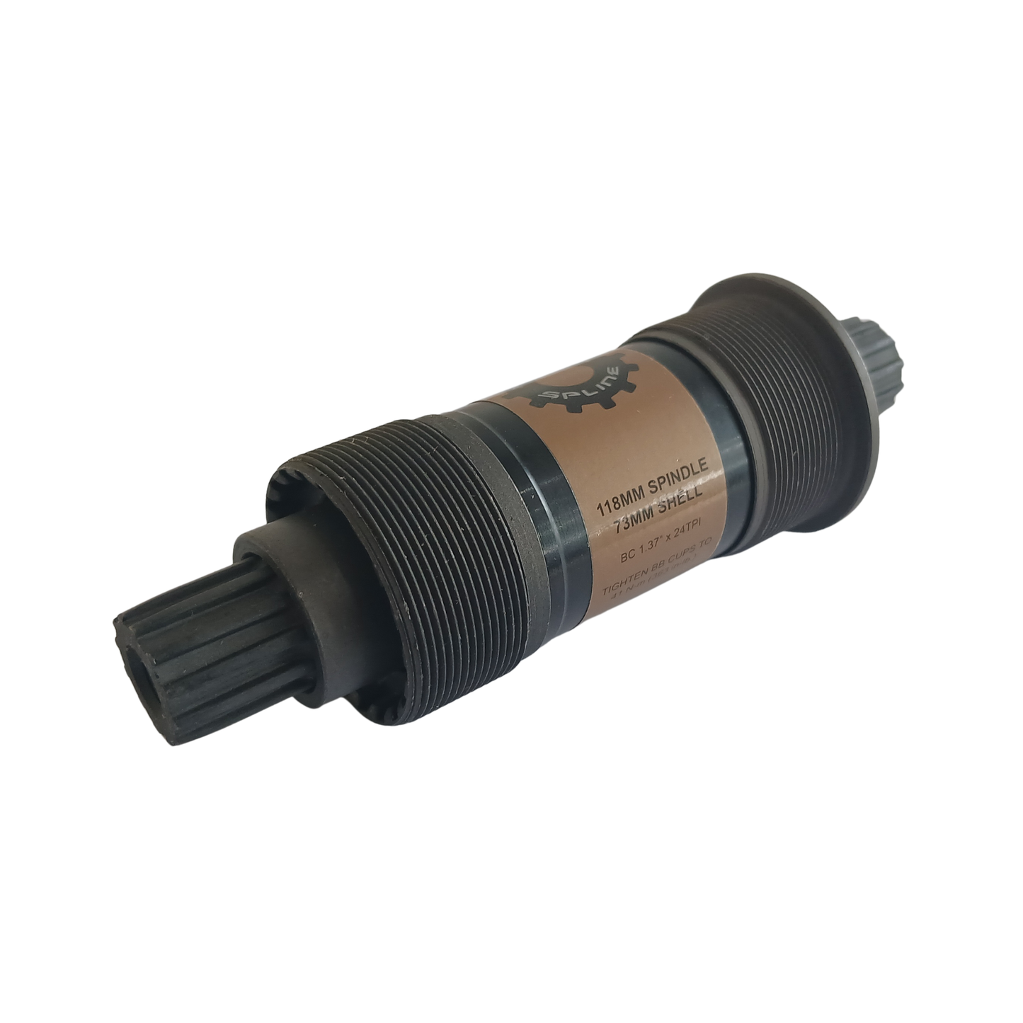 TruVativ PowerSpline Bottom Bracket side view shell width 73mm x 118mm