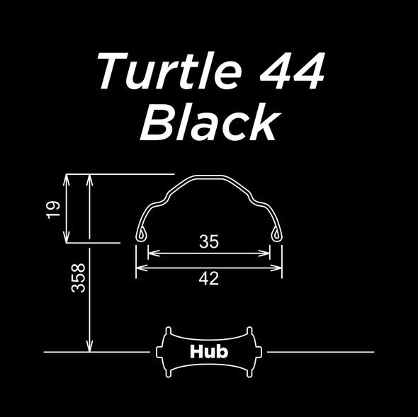 Turtle 44 Black