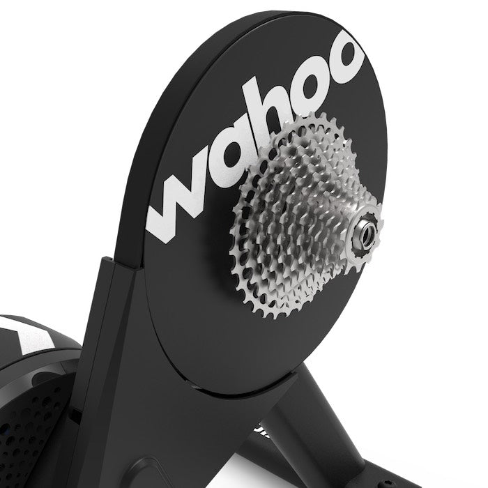 Wahoo KICKR CORE 2 indoor cycling trainer cassette close up view
