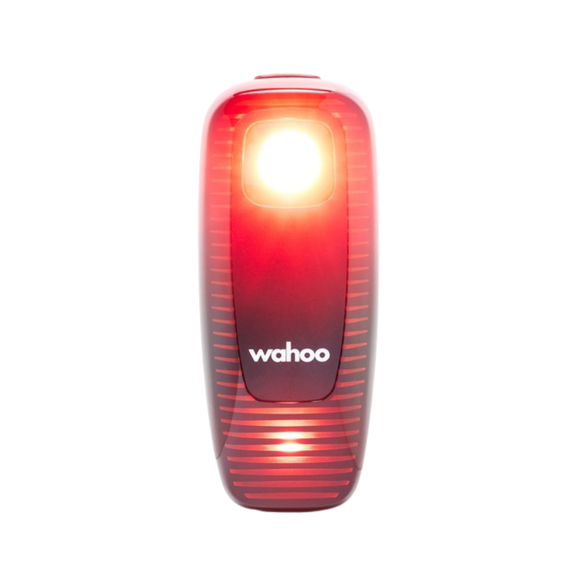 Wahoo Trackr Radar rear view with the light on