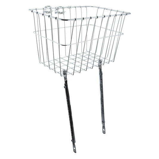 Wald 1352 front basket chrome, full basket close up view